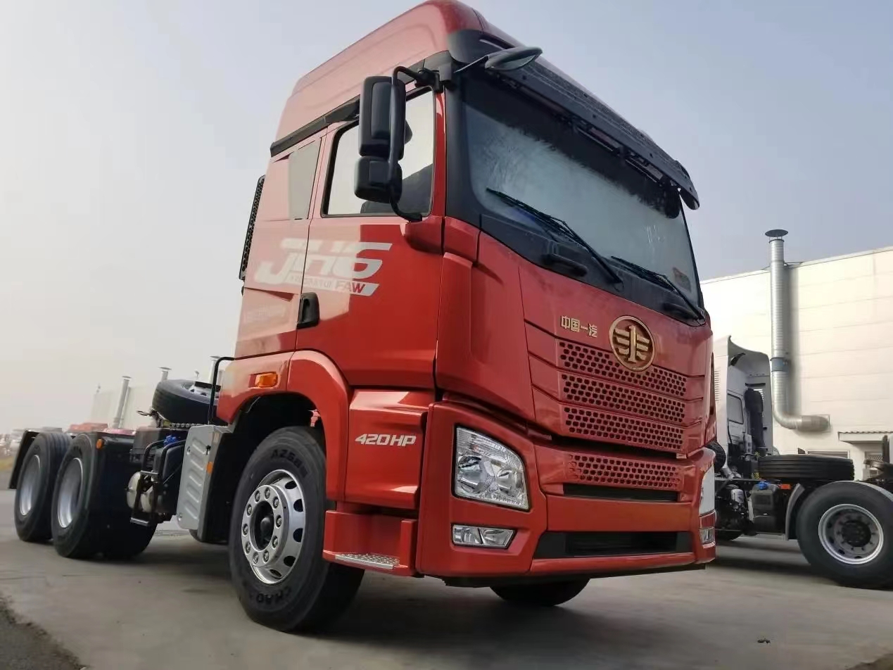 Qingdao FAW JH6 heavy truck quality version 520 horsepower 6×4 AMT automatic transmission tractor 