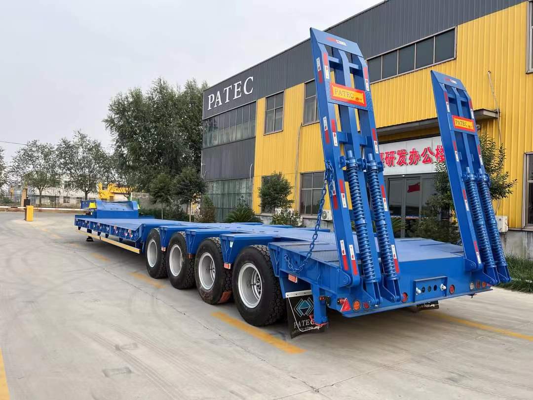 13-meter high and low style engineering board semi-trailer
