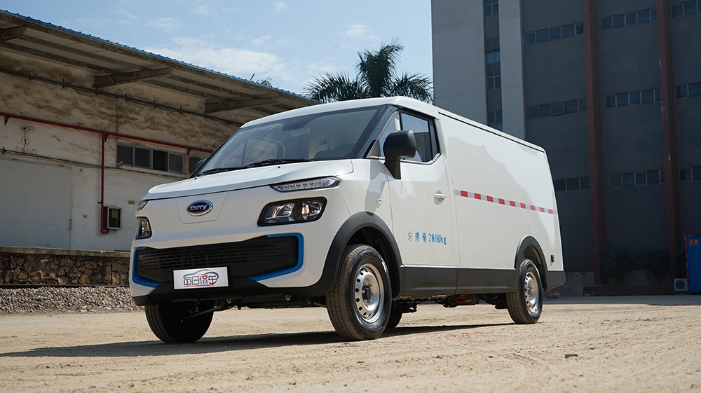 Karry Finless Porpoise version 4.746m pure electric enclosed truck