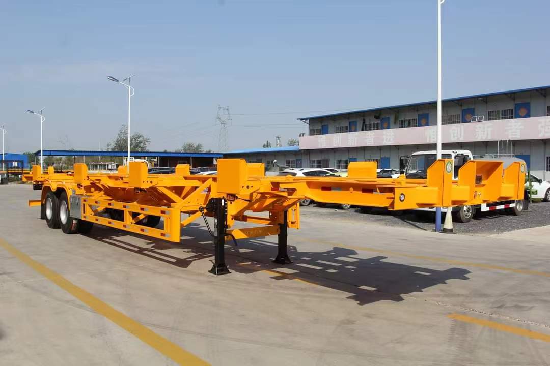 Japanese custom-made container transport semi-trailer