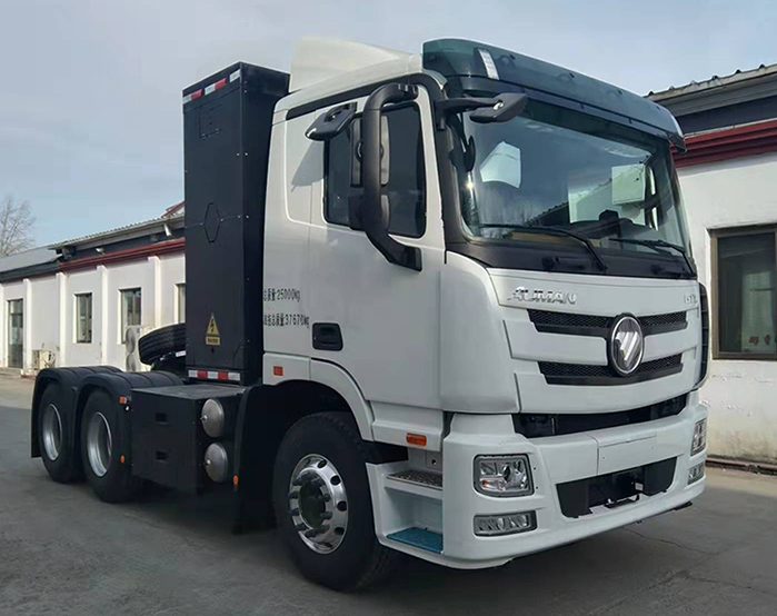 Foton Auman EST composite version 25T 6X4 battery-swapping pure electric tractor