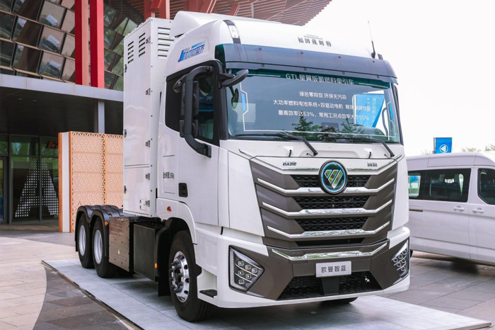 Foton Auman EST standard version 25T 6X4 battery-swapping pure electric tractor