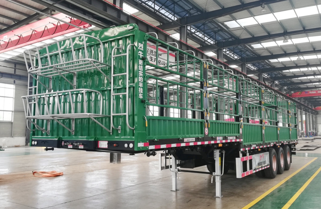 The stake-sided semi-trailer ordered by Vietnamese clients