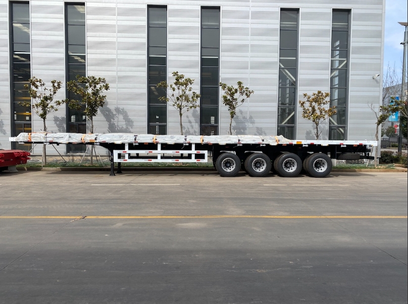 The detachable flatbed side boards ordered by the Nigerian customer feature dual functions for general cargo and container transportation