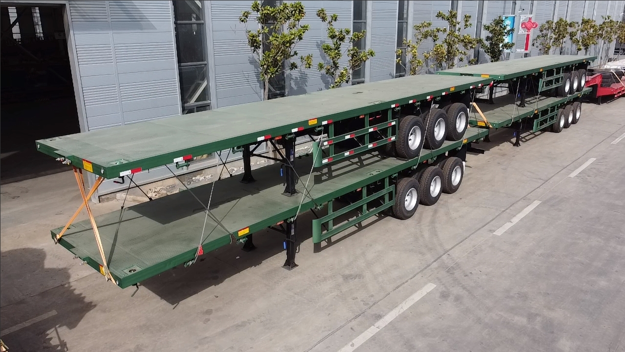 The Tanzanian customer has ordered container flatbeds to transport 40-foot containers and general cargo