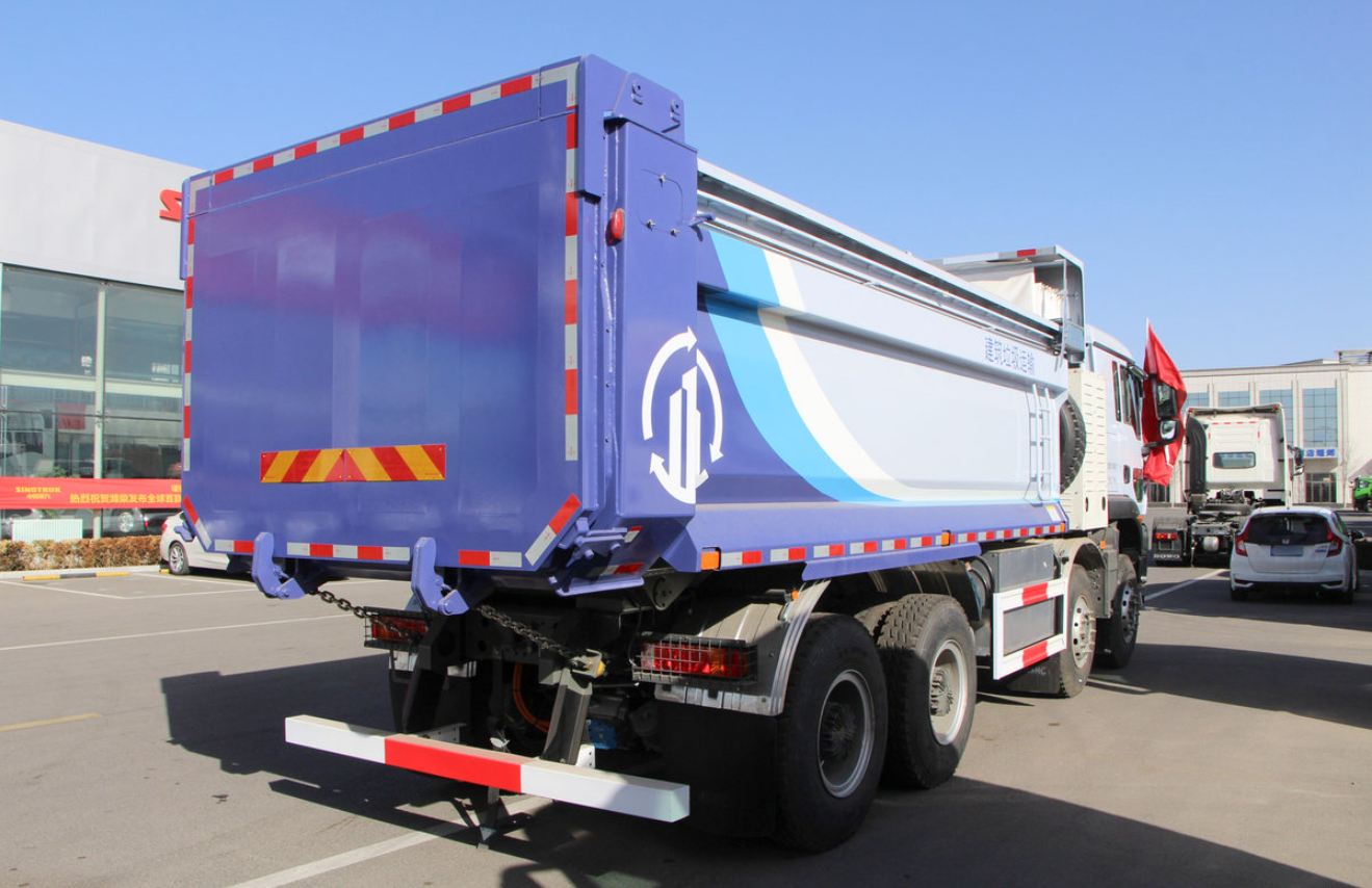 Heavy-duty truck HOWO TX from Heavy-Duty HOWO 8X4 5.6 meters pure electric dump truck 